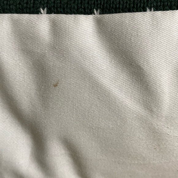 NWT Target Hearth & Hand with Magnolia Lumbar Throw Pillow 12” x 30” Green/White - Picture 4 of 6